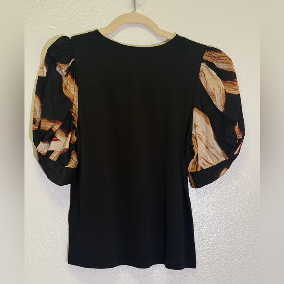 DKNY - Pullover Tee with Puffed Short Sleeves - size M - Picture 2 of 6